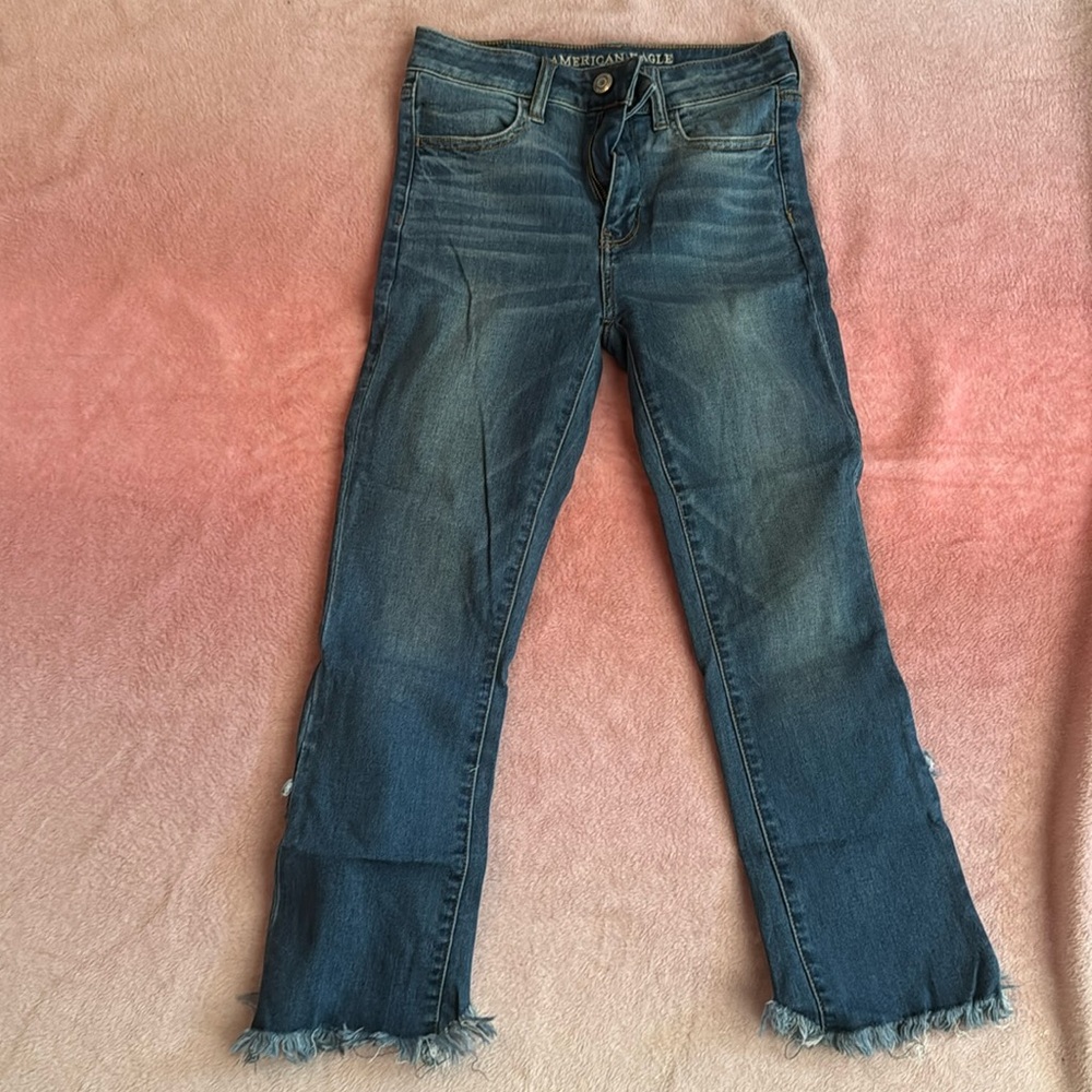 fringe jeans size 4